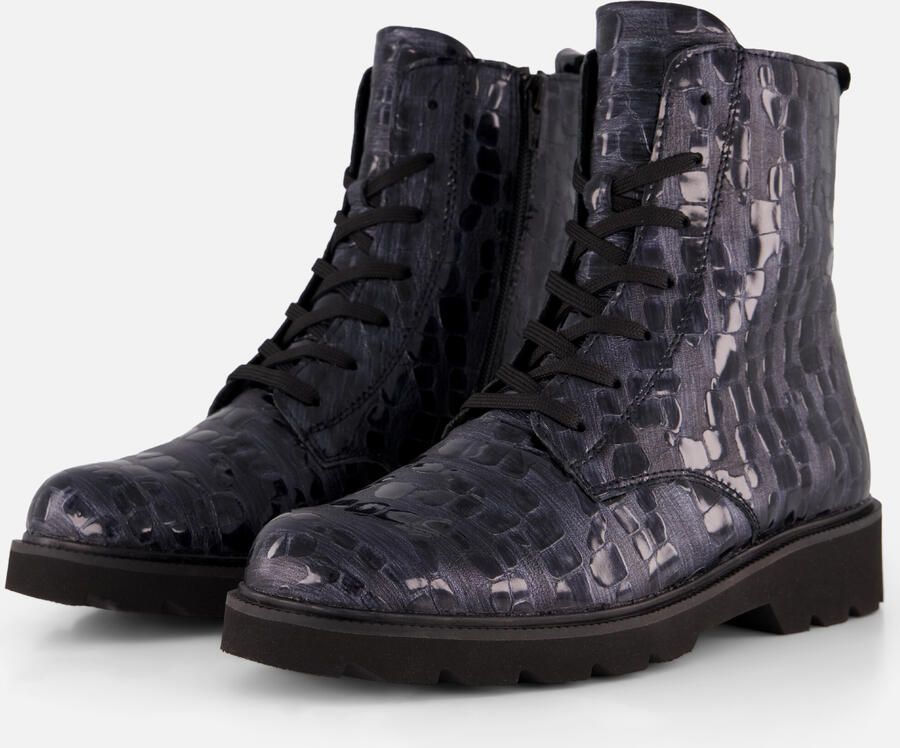 Remonte Veterschoenen Hoog Veterschoenen Hoog blauw lak - Foto 2