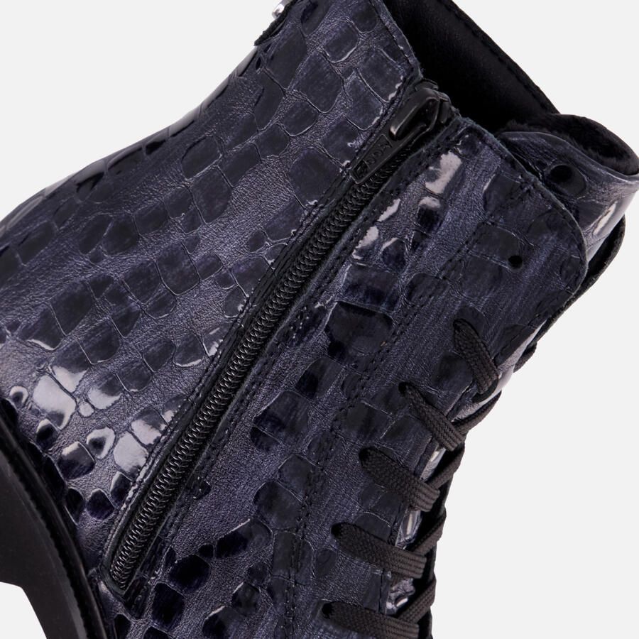 Remonte Veterschoenen Hoog Veterschoenen Hoog blauw lak - Foto 3