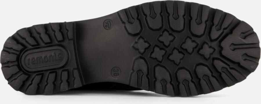 Remonte Veterlaarsjes blokhak laarsjes veterschoenen flats in used look - Foto 5