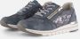 Remonte Blauwe Sneaker met Metallic Accenten Blue Heren - Thumbnail 1