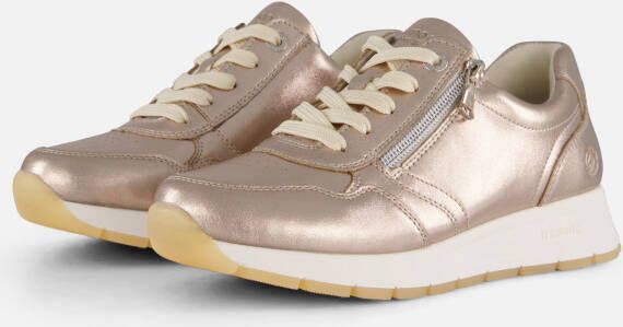 Remonte Sneakers goud Synthetisch