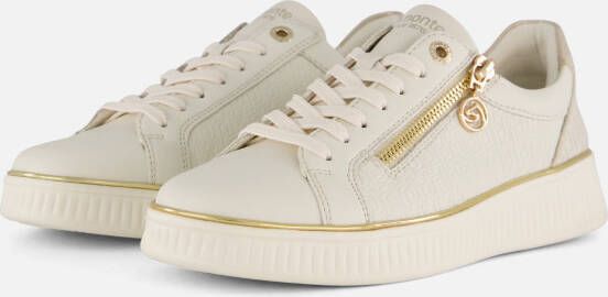 Remonte Plateausneakers vrijetijdsschoen lage schoen veterschoen met zijrits
