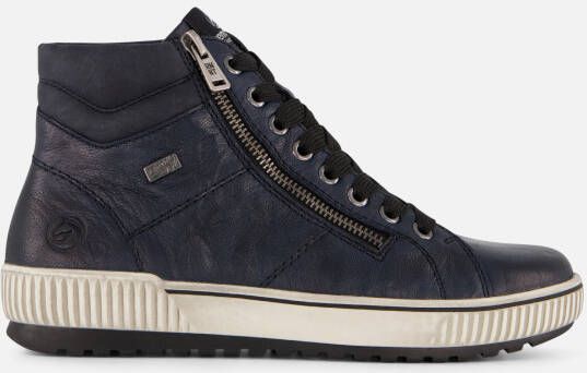 Remonte Veterboots blauw Synthetisch