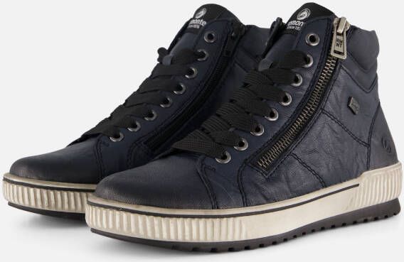 Remonte Veterboots blauw Synthetisch