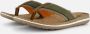 Rieker Groene en Oranje Comfort Slippers Green Heren - Thumbnail 11
