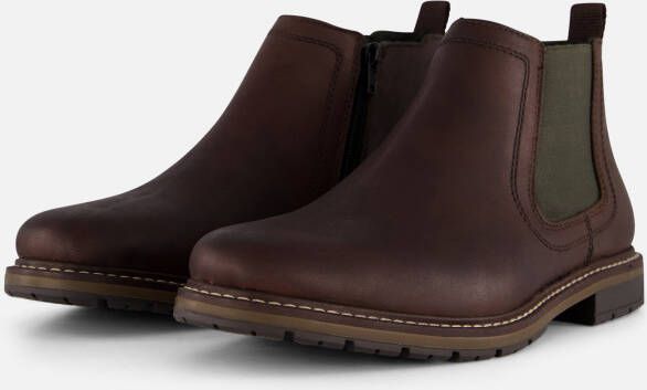 Rieker Chelsea-boots instappers business-enkellaars met stretch