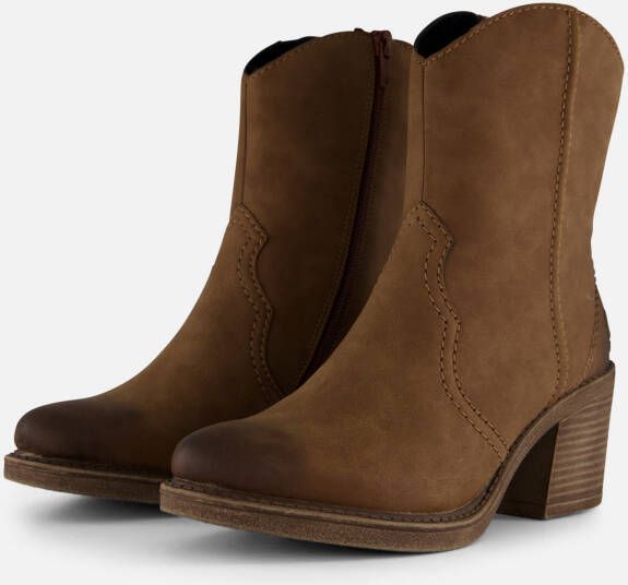 Rieker Cowboylaarsjes cowboystiefeletten laarzen hakken in trendy used-look