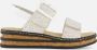 Rieker Witte Speelse Sandaal met Klittenbandsluiting White Dames - Thumbnail 2
