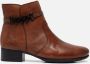 Rieker Stijlvolle cognac enkellaars met zwarte riem Bruin Dames - Thumbnail 2