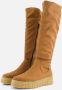 Rieker Sportieve Lange Laars voor Dames met Plateauzool Brown Dames - Thumbnail 2