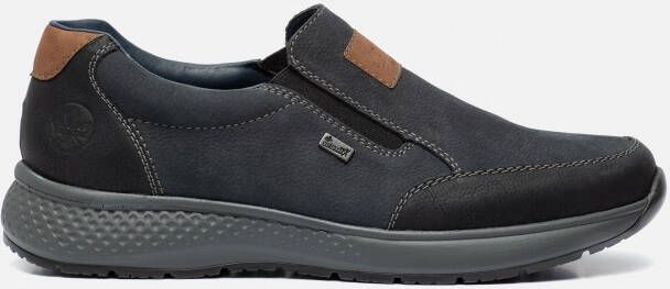 Rieker Instappers blauw Nubuck