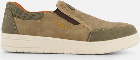 Rieker Instappers groen Nubuck