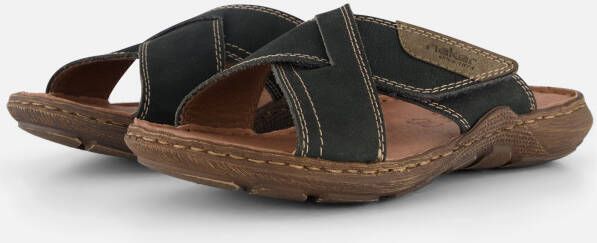 Rieker Jaipur Morelia Slippers blauw Imitatieleer