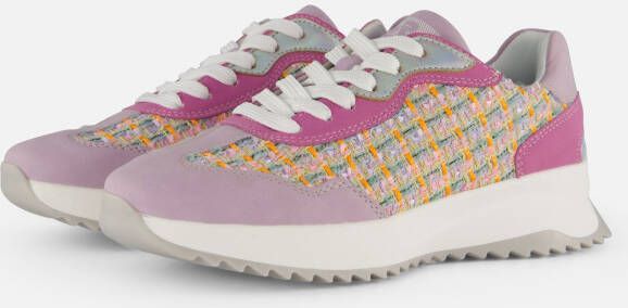 Rieker Revolution Sneakers paars Textiel