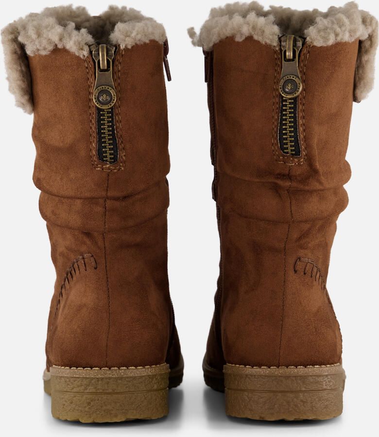 Rieker Enkellaarsjes cognac Imitatiesuede Dames - Foto 3
