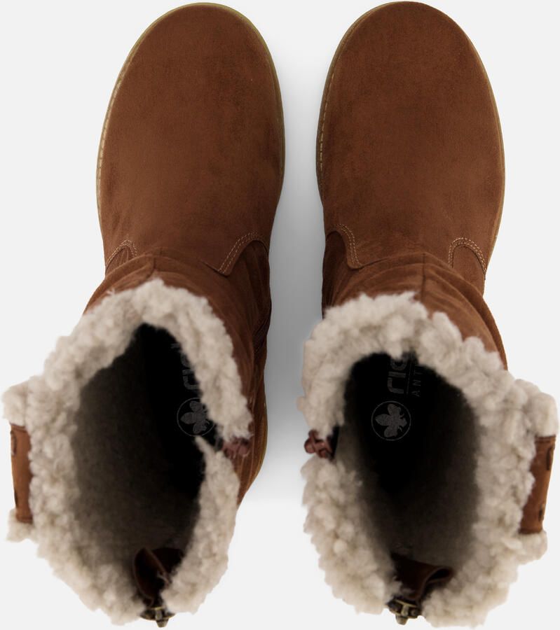 Rieker Enkellaarsjes cognac Imitatiesuede Dames - Foto 2