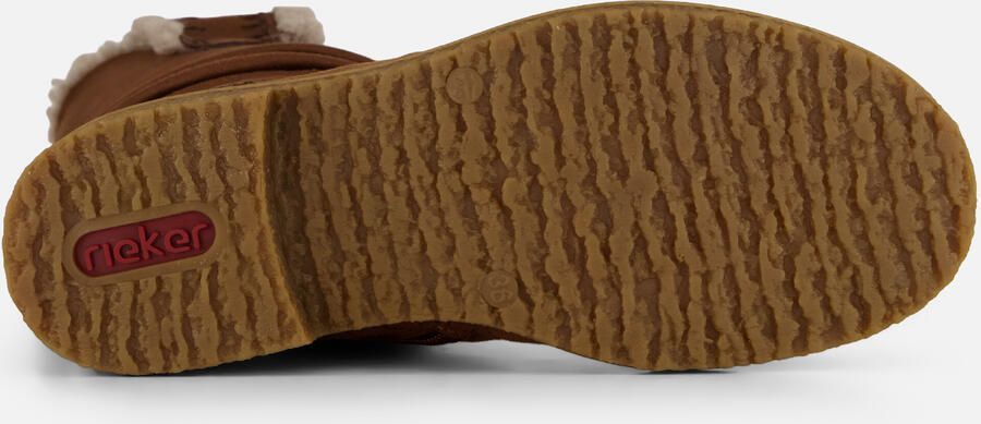 Rieker Enkellaarsjes cognac Imitatiesuede Dames - Foto 4