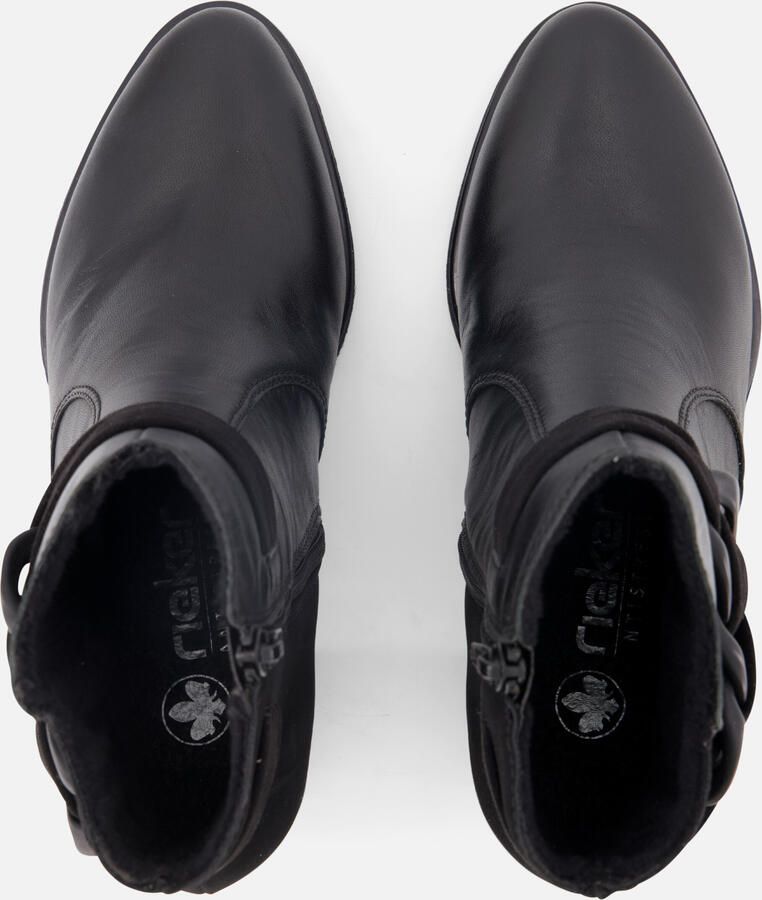 Rieker Enkellaarsjes zwart Synthetisch Dames - Foto 3