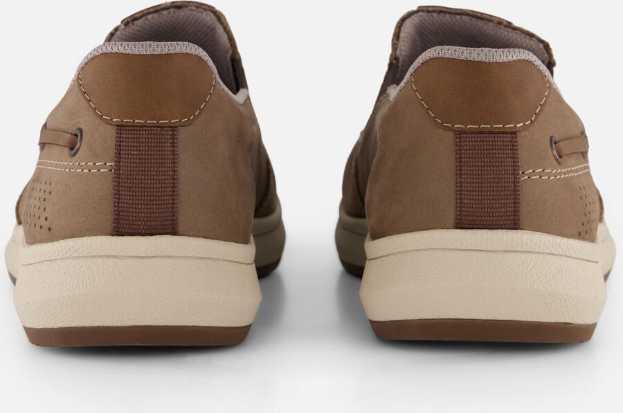 Rieker Instappers Bootschoen taupe H-leest Leer - Foto 5