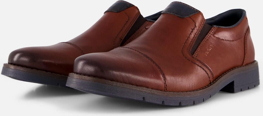 Rieker Heren Instapper Slipper Leer 13950-24 bruin - Foto 4