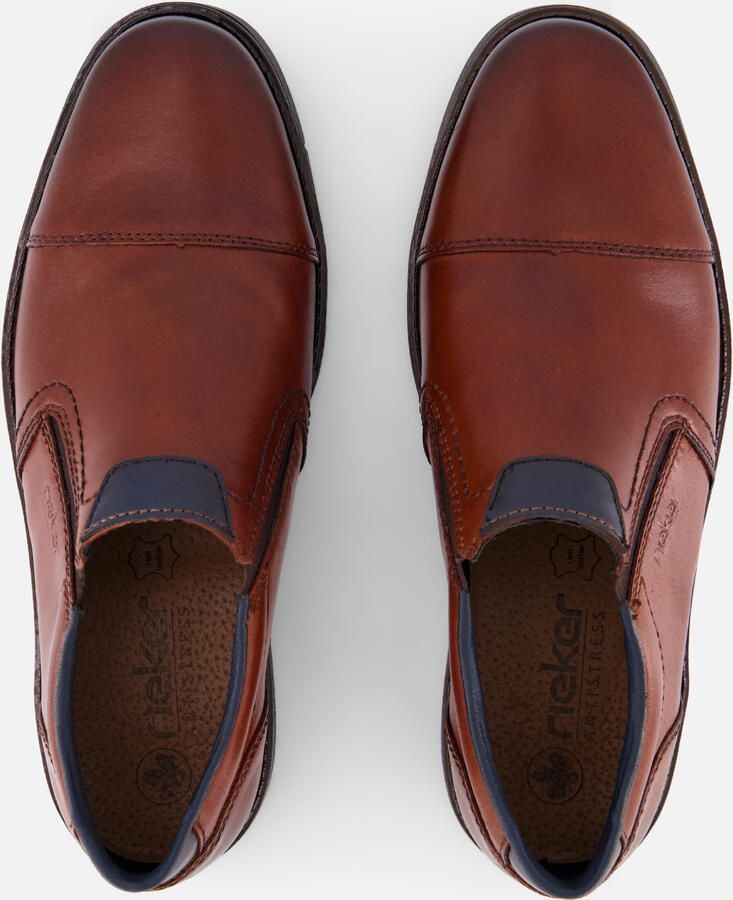 Rieker Heren Instapper Slipper Leer 13950-24 bruin - Foto 2