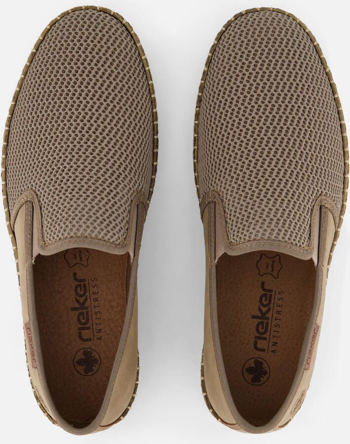 Rieker Espadrilles Slipper strand schoen zomerschoen met stretchinzetten - Foto 3