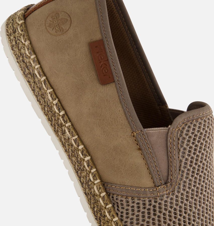 Rieker Espadrilles Slipper strand schoen zomerschoen met stretchinzetten - Foto 2