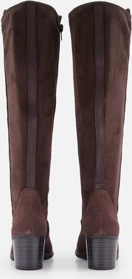 Rieker art. Y2050 25 bruin suede stretch knielaars dames - Foto 5