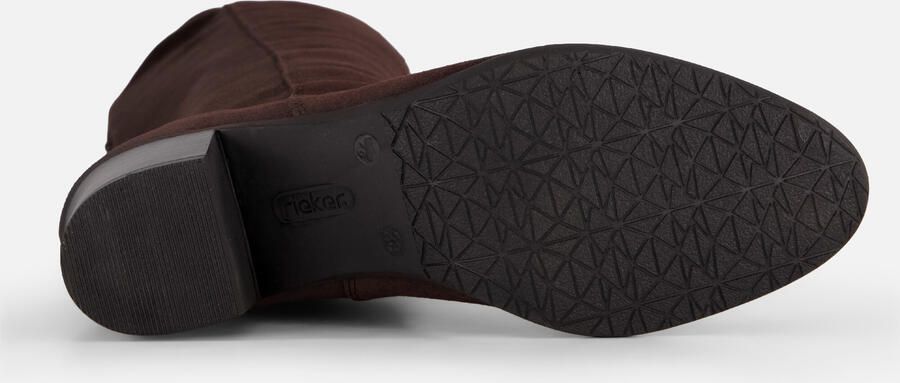 Rieker art. Y2050 25 bruin suede stretch knielaars dames - Foto 6