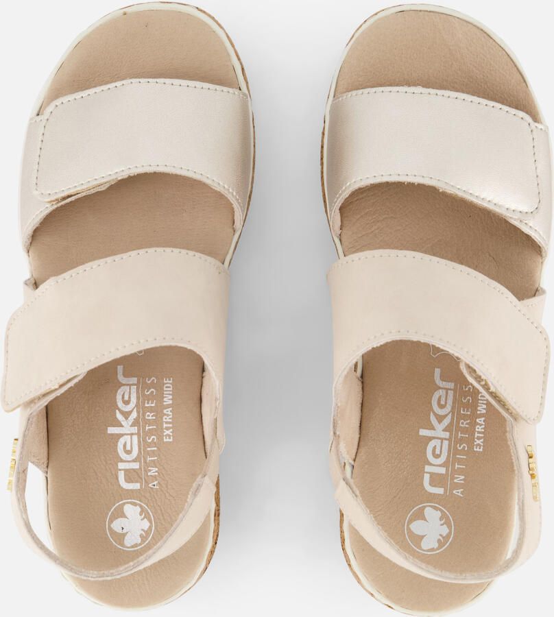 Rieker Sandaal 62761-90 Goud Beige Wijdte H - Foto 3