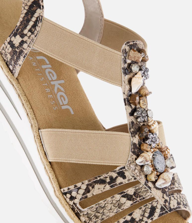 Rieker Sandalen E 1 2 Leest Sandalen beige - Foto 4