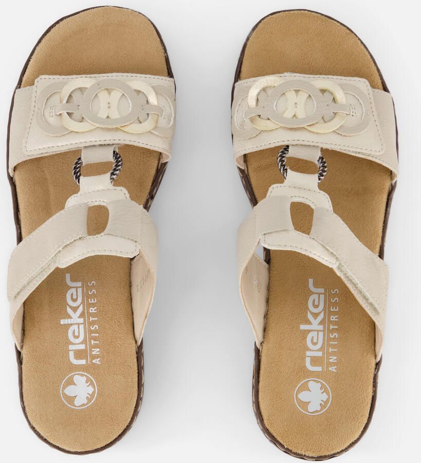 Rieker Slipper 62936 60 Beige Zacht Voetbed - Foto 3