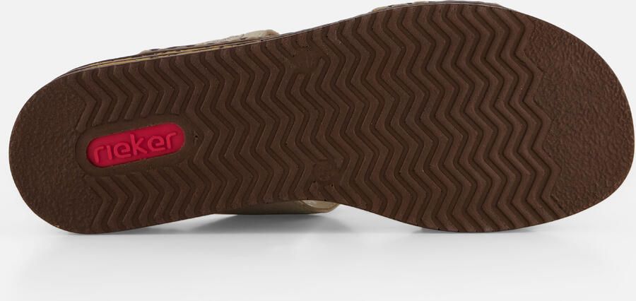 Rieker Slipper 62936 60 Beige Zacht Voetbed - Foto 6