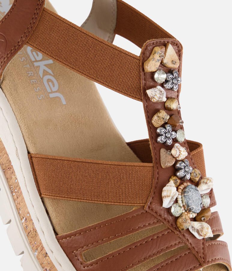 Rieker Sandalen E1 2 cognac Synthetisch - Foto 2