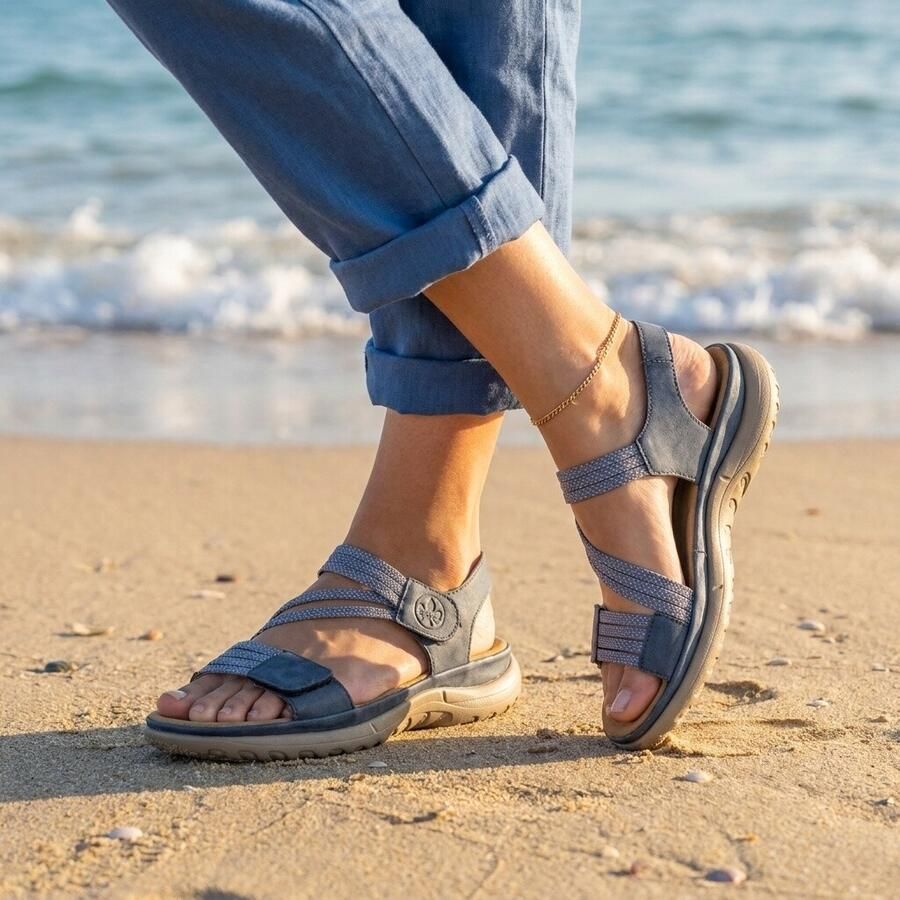 Rieker Sandalen F blauw
