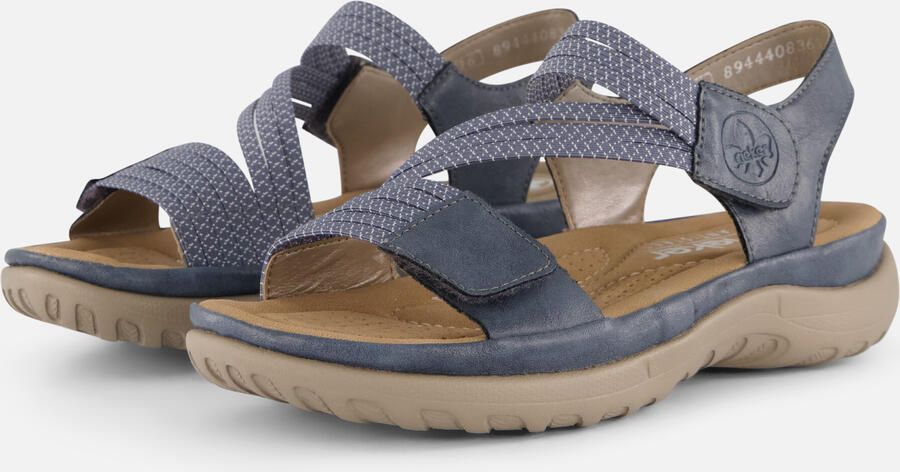 Rieker Sandalen F blauw - Foto 4