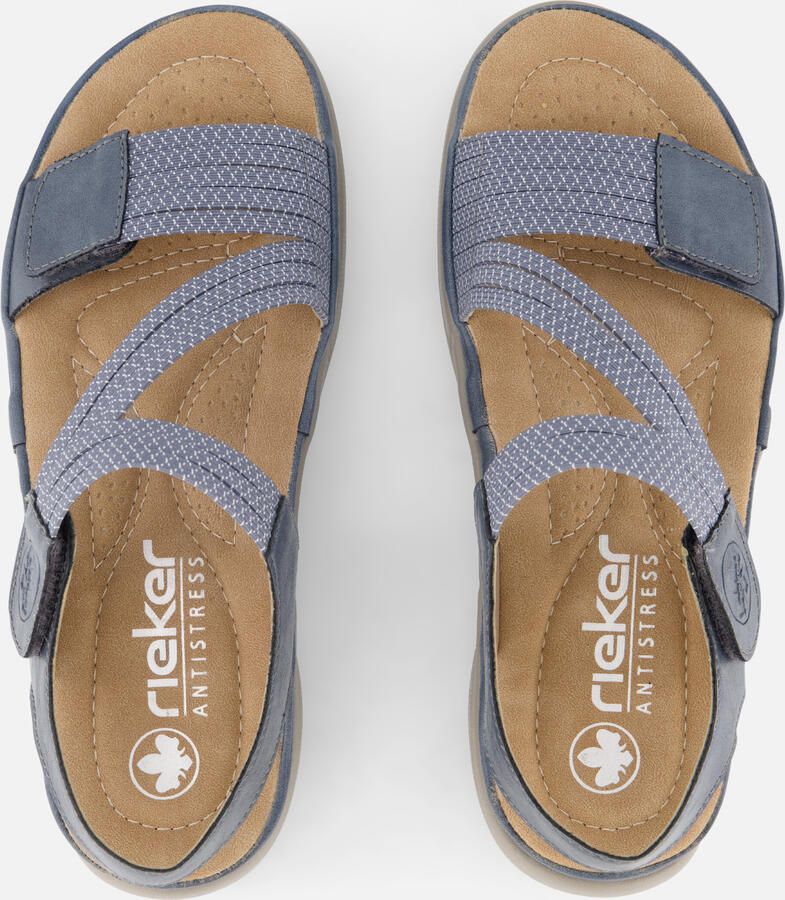 Rieker Sandalen F blauw - Foto 3