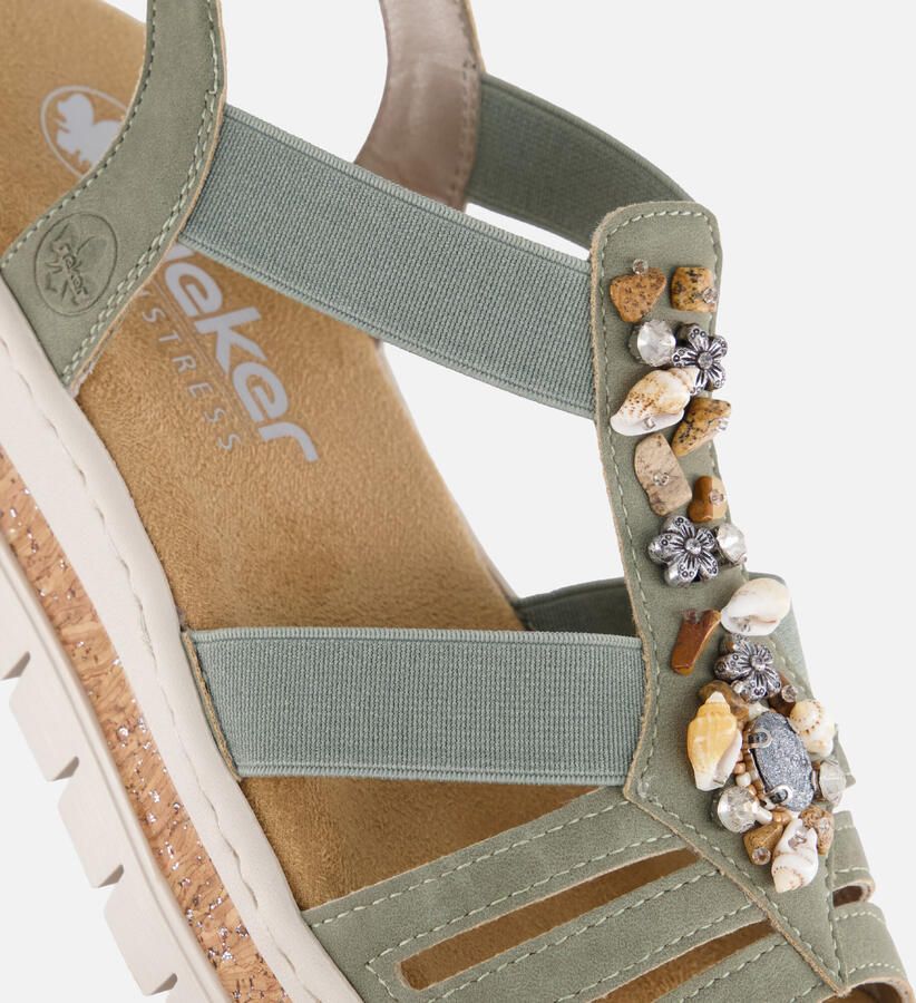 Rieker Sandalen F-Leest groen Synthetisch - Foto 2