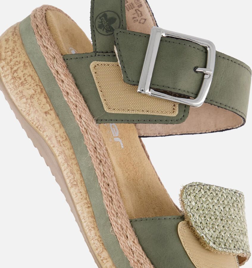 Rieker Sandalen groen Synthetisch - Foto 3