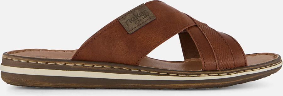 Rieker Bend Morelia Slippers bruin Imitatieleer - Foto 6