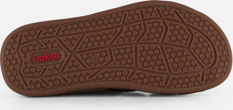 Rieker -Heren taupe donker pantoffels & slippers - Foto 4