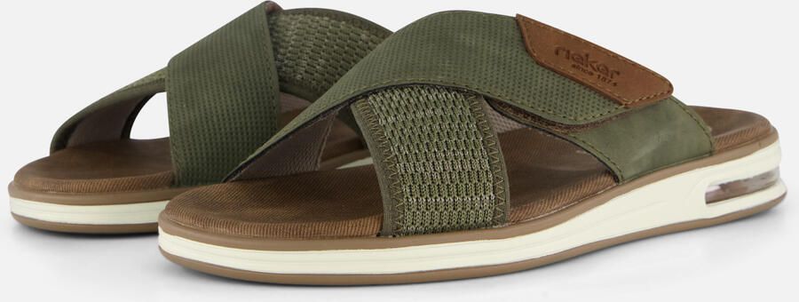 Rieker Slippers zomerschoen strand schoen slippers huisschoen met klittenband - Foto 2