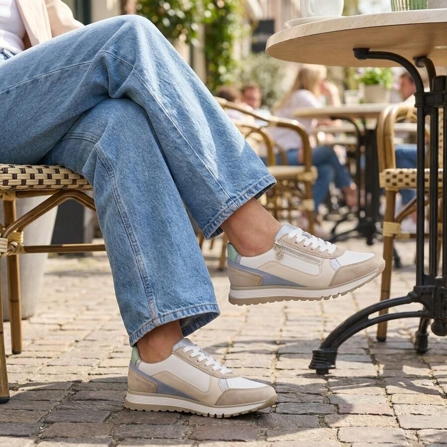 Rieker Sneakers beige Synthetisch - Foto 3