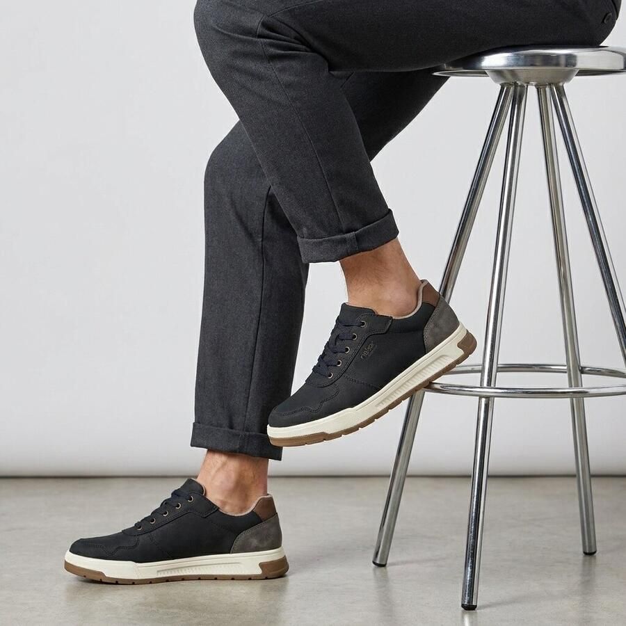 Rieker Sneakers Heren Blauw - Foto 3