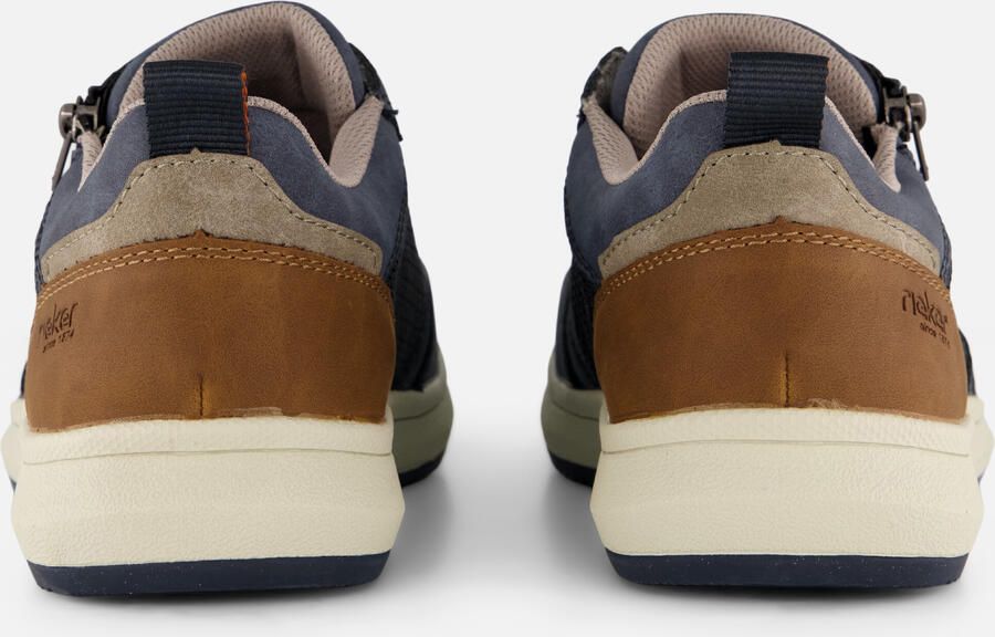 Rieker Sneakers lage schoen vrijetijdsschoen veterschoen met zij-rits - Foto 4