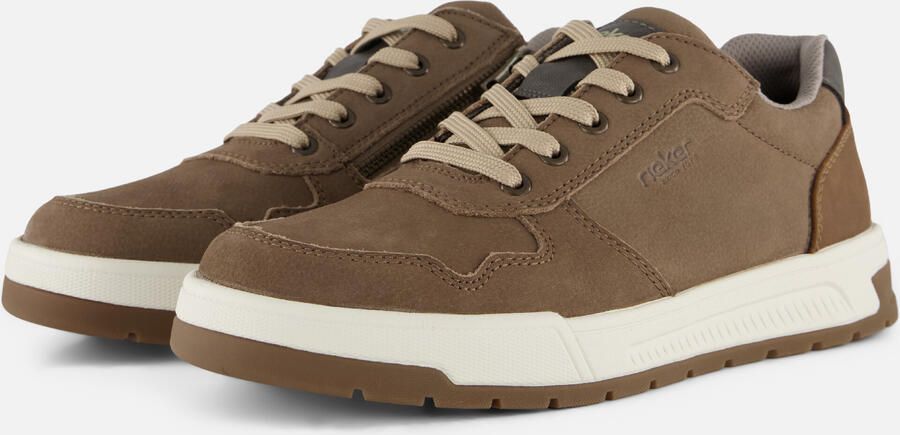 Rieker art 36024 64 sneaker veterschoen taupe