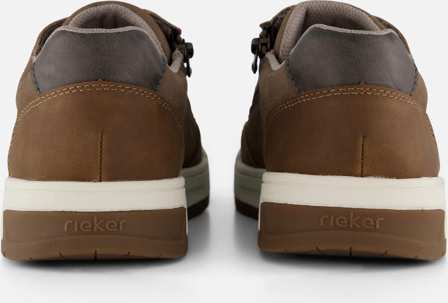 Rieker art 36024 64 heren sneaker veterschoen taupe - Foto 3
