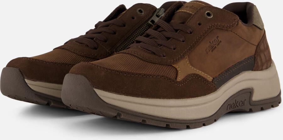 Rieker Sneakers laag 'Veterschoenen Laag' donkerbruin