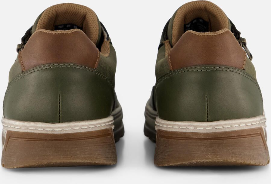 Rieker Sneakers Vrijetijdsschoen halfschoen veterschoen met contrastafwerking - Foto 3