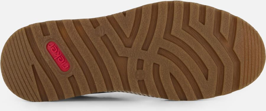 Rieker Sneakers Vrijetijdsschoen halfschoen veterschoen met contrastafwerking - Foto 5